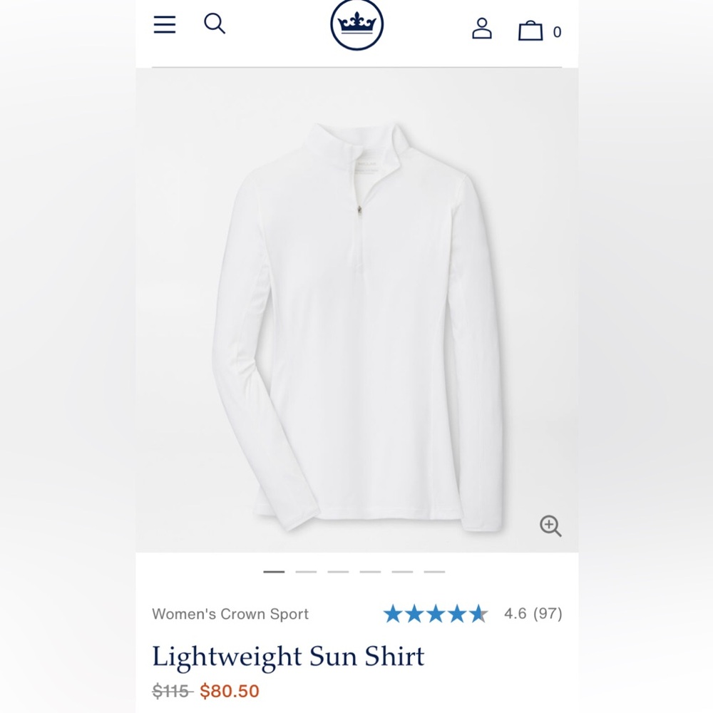Peter Millar Size XS Sunshirt